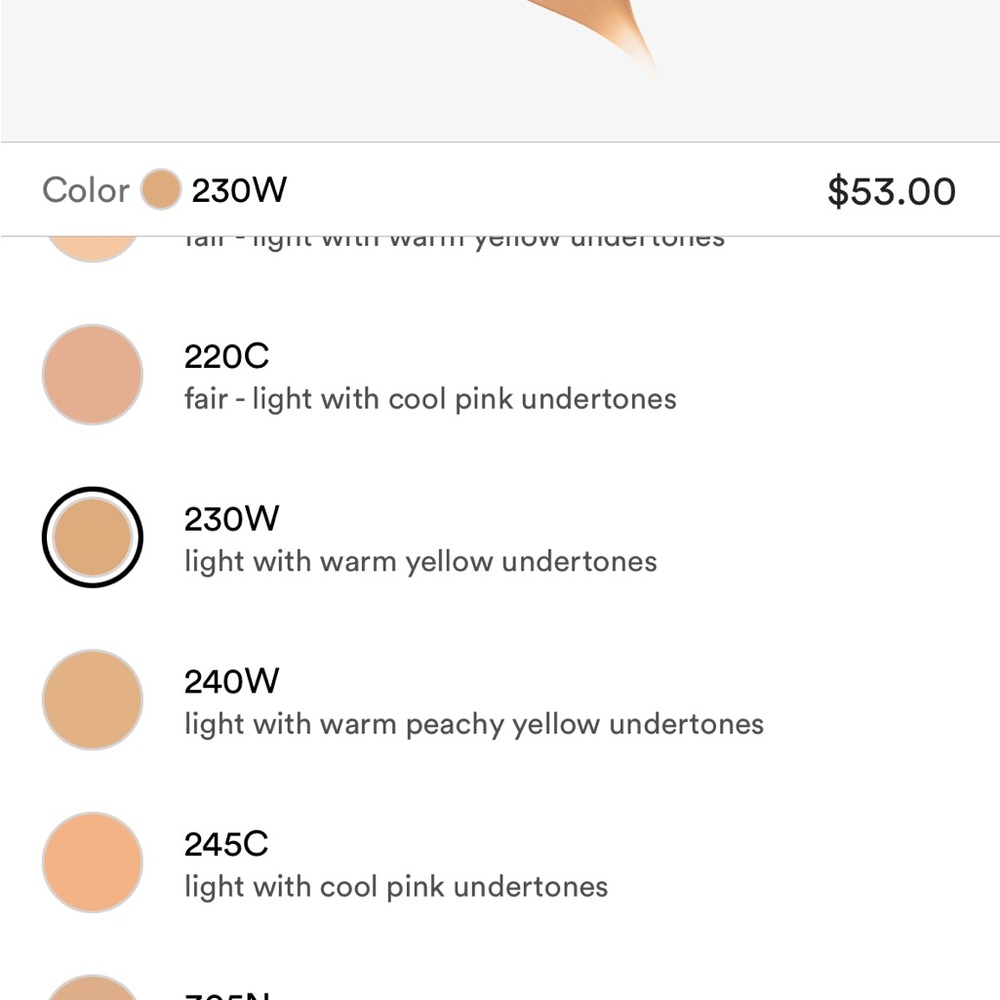 Lancôme tint idole ultra wear care and glow color 230W